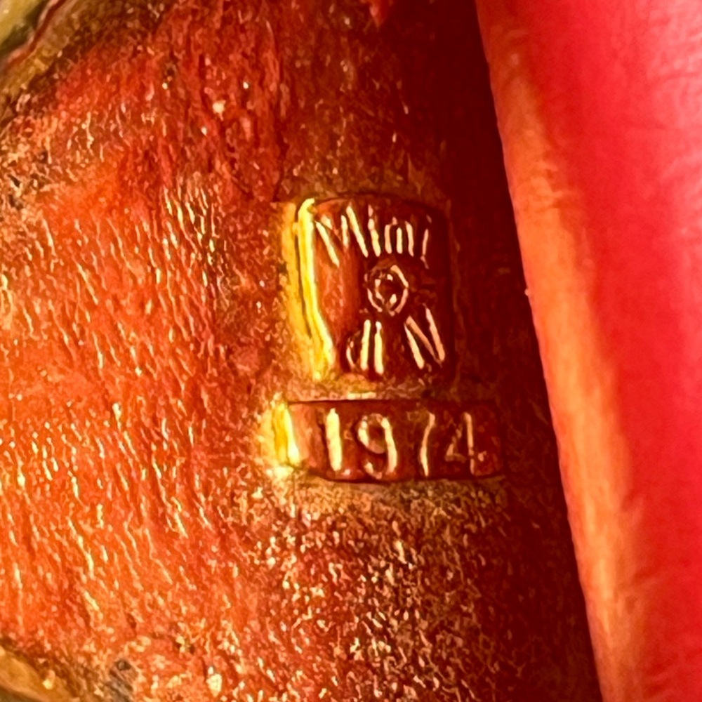 Mimi Di N 1974 vintage red and gol Mouse Belt ajustable - Picture 10 of 11
